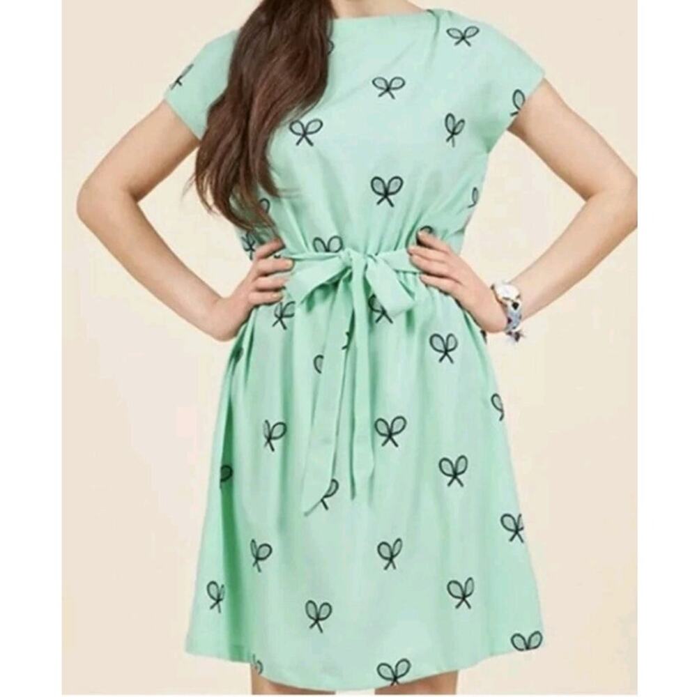 modcloth Pepa Loves Whats All The Racket Dress Tennis M